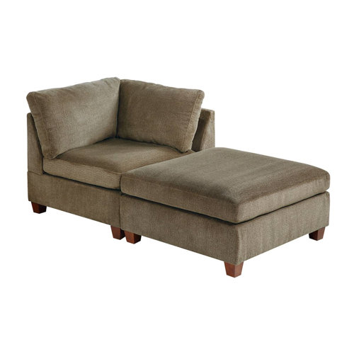 F&L Homes Studio Elhamcci Upholstered Chaise Lounge Wayfair